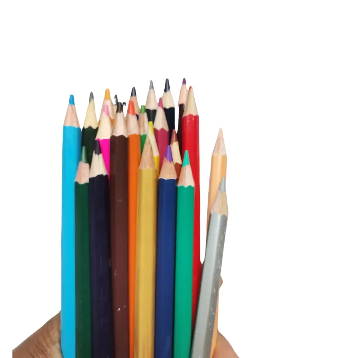 DOMS%20-%2024Pcs%20colour%20pencil%20with%20metal%20bottle%20-%20Free%20Sharpener%20and%20Silver%20Gold%20two%20pencils%20-%20Image%203