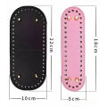 Leather Bag Bottoms DIY Handmade Oval Round Bottom Bag Accessories for Bags MJK. 