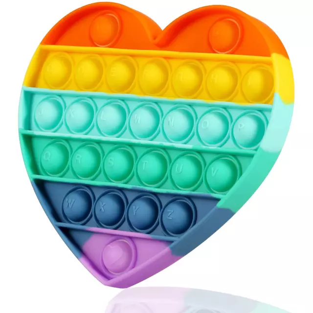 Pop It Game Fidget Toys Rainbow Chess Board Push Bubble Popper Fidget Sensory Toys for Parent-Child Time Interactive Game Toy montessori Toy Educational Toy  Funny Family Game toy competition toy