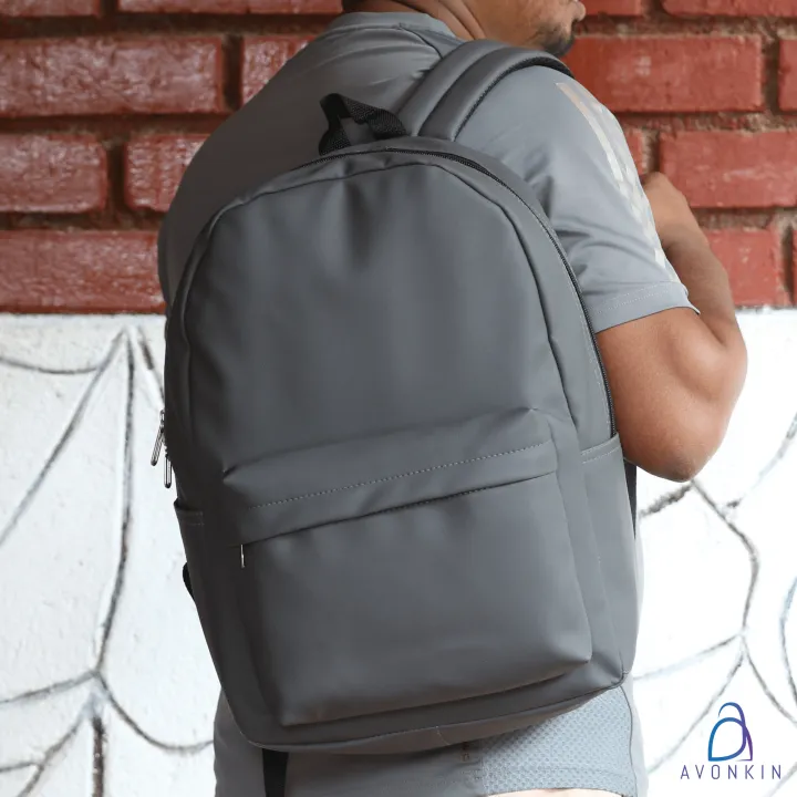 Synthetic%20Leather%20Simple%20Backpack%20Plain%20Color%20Backpack%20Avonkin%20Bags%20(CBP08)%20-%20Image%204