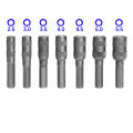2.5mm 3mm 3.5mm 4mm 4.5mm 5mm 5.5mm 6 Points Hex Socket H4 Hexagon Shank Nut Driver Part for Car Repairing. 