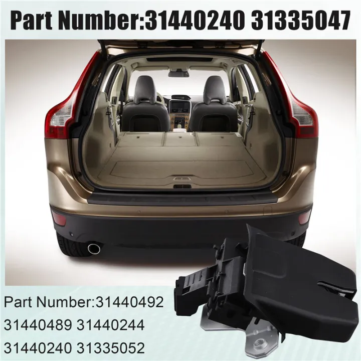 Fullhaodd 31440240 Car Rear Boot Lid Lock Trunk Lock Block for XC60 ...