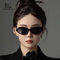 LouisWill Women Sunglasses Retro Cat’s Eye Sunglasses Narrow Frame Fashion Summer Sunglasses UV400 Protection Polarized Sunglasses Eyes Protection Eyewear Sun Glasses. 