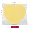 NEW 10PCS Reusable Face Cleaning Sponge Pad for Exfoliator Mask Facial SPA Massage Makeup Removal Thicker Compress Natural Cellulose. 