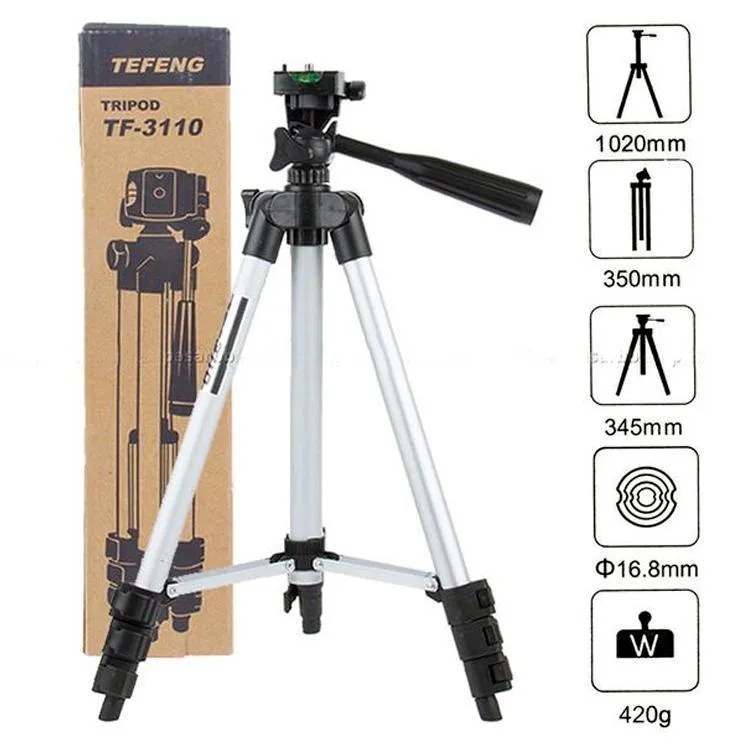 3110 Portable Tripod for Cameras and Smartphones