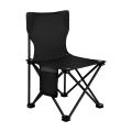 Black Portable Folding Black Adult Chair Outdoor Beach Chair- sil putu. 