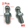 2pcs M6 M8 Gas Strut Rod End Fitting Pin Connector Joint Valve Spring Holder For Car Boot Front Bonnet Trunk Home. 