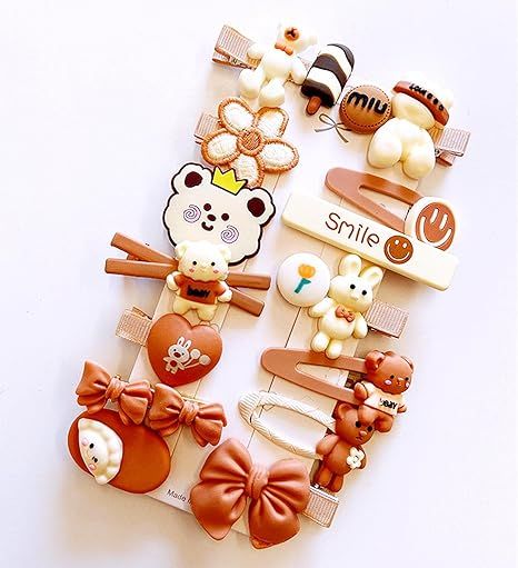Cartoon%20Bear%20Baby%20Hair%20Clips%20-%20Set%20of%2014%20for%20Styling%20Your%20Baby's%20Hair%20-%20Image%208