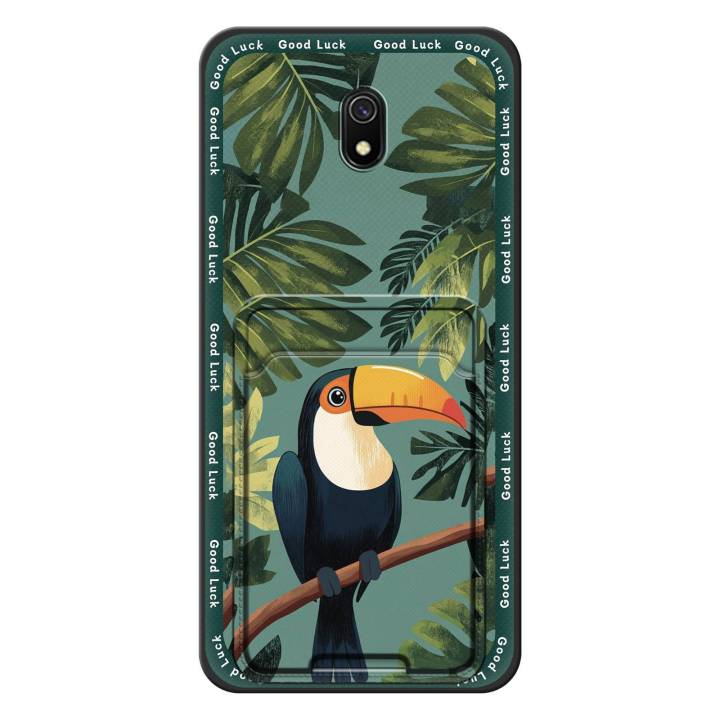 Back%20Cover%20Full%20wrap%20Phone%20Case%20For%20Xiaomi%20Redmi%208A%20Fashion%20Design%20Silicone%20Card%20slot%20Card%20bag%20Shockproof%20Soft%20case%20TPU%20-%20Image%206