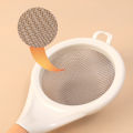 Wooden Handle Fine Mesh Flour Sieve Stainless Steel Powdered Sugar Fruit Juice Soy Milk Filter Net Spoon Kitchen Baking Tools 1Pcs. 