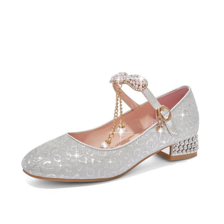 Princess%20Shoes%20for%20Girls%20Spring%20and%20Autumn%20Children's%20High%20Heel%20Shoes%20Stage%20Show%20Piano%20Silver%20Dress%20Flower%20Girl%20Crystal%20Leather%20Shoes%20-%20Image%206