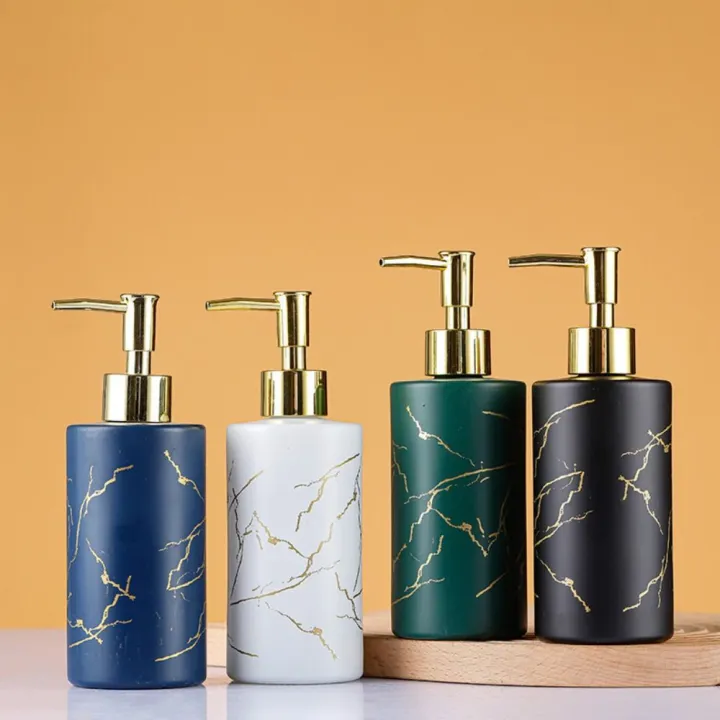 Practical%20Marbling%20Soap%20Dispensers%20320ml%20Refillable%20Emulsion%20Bottle%20Glass%20Press%20Type%20Sanitizer%20Empty%20Bottle%20Bathroom%20-%20Image%205