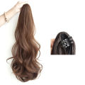 Synthetic Long Curly Hair Band With Grab Clip Ponytail Wig Curly Hair False Ponytail Fluffy Hair Can Be Braided Yao Store. 
