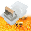 Beekeeping Bee Honey Cutter Stainless Steel Bee Comb Honey Cutting with Wooden Handle Tool and 10Pcs Honeycomb Square Box. 