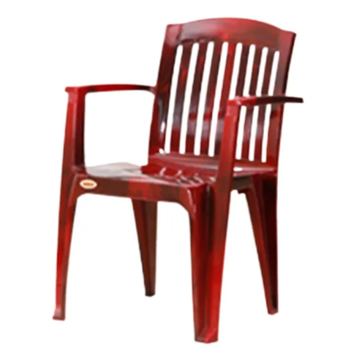 Piyestra Kingstar Veranda Plastic Chair - Red