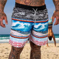 Sea Wave 3D Print Beach Shorts Men Women Fashion Cool Short Pants Summer Casual Comforts Skateboarding Shorts Sport Swim Trunks. 