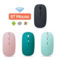 Rechargeable Wireless Bluetooth Mouse 2.4G USB Mice For Android Windows Tablet Laptop Notebook PC For IPAD Mobile  Office Gaming Mouse. 