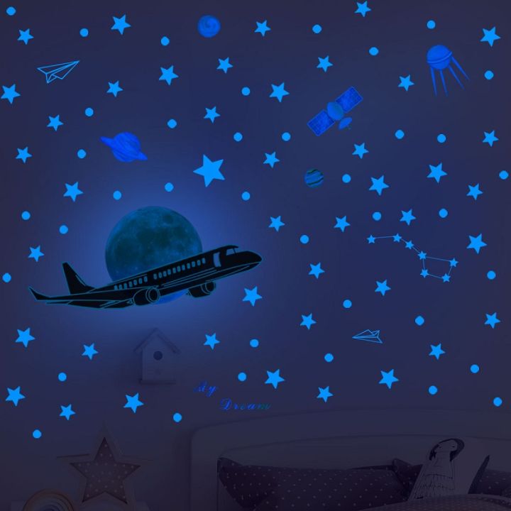 Blue%20Moon%20Stars%20Luminous%20Wall%20Stickers%20for%20Kids%20Rooms%20Decoration%20Art%20Fluorescent%20Unicorn%20Wall%20Decals%20Glow%20in%20the%20Dark%20Stickers%20-%20Image%204