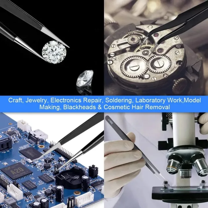 phone%20repair%20tools%202/6PCS%20Precision%20Tweezers%20Set%20ESD%20Anti-Static%20Stainless%20Steel%20Tweezers%20Repair%20Tools%20for%20Electronics%20Repair%20Soldering%20CraftScrew%20Nut%20Drivers%20-%20Image%206