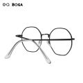 OQ BOGA 4 Colors Unisex Metal Full Rim Fashion Glasses Women Men Outdoor Decorate Eye Protection Octagon Frame Eyewear. 