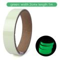 1M Self-adhesive Luminous Tape Fluorescent Glow In Dark Safety Warning Security Stationery Home Decoration DIY Tapes. 