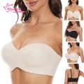 Muses Mall Strapless Bra Comfortable Strapless Push-up Bra with Detachable Straps Perfect for Off-shoulder Tops Dresses Soft Breathable Padded Available in Solid Colors Ideal for Southeast Asian Women Supportive. 