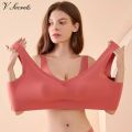 Ice Silk Bras Croset Women Seamless Thin Underwear Beauty Back Lingerie Big Size M-6XL Sports Bralette Soutien Gorges. 