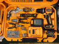 INGCO 165 Pcs Professional Tool Set with 20V Cordless Impact Drill | HKTHP11651. 