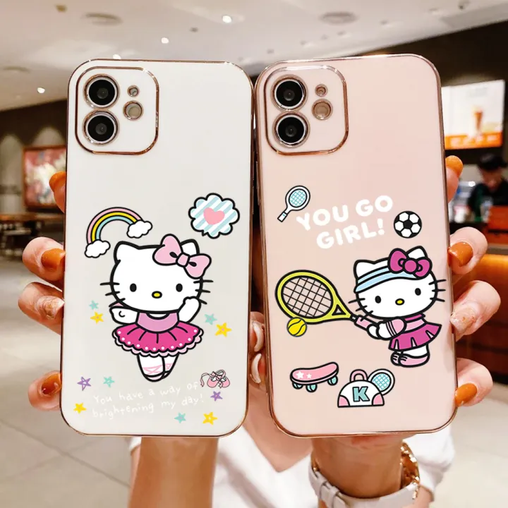 DuBaiNi%20For%20Samsung%20Galaxy%20A23%20Creative%20Electroplated%20TPU%20Straight%20Edge%20Printing%20KT%20Cat%20Soft/Hard%20Innovative%20Design%20Fashion%20Brand%20Temperament%20Anti%20slip%20and%20Anti%20drop%20Phone%20Case%20-%20Image%207