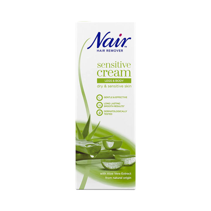 NAIR Hair Remover Sensitive Cream Legs & Body for Dry & Sensitive Skin - 200ml