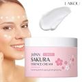 LAIKOU Japan Sakura Essence Face Cream 30g / 25g – Brightening & Hydrating Daily Moisturizer with Niacinamide, Vitamin C & Hyaluronic Acid for All Skin Types. 