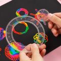 Funny Interlocking Gears Wheels Spirograph Drawing Toys Set Creative Educational Toy for Children Painting Drawing Accessories. 