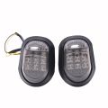 【0427motuochedengguang805】 2x Motorcycle Flush Mount Signal Indicators Blinker 9 LED Light. 