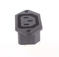 IEC-320 C13 Female PCB Mount Panel Power Socket. 