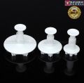 3pcs Christmas Snowflake Cake Plunger Cutters Fondant Tool for Cake Decorating Fondant Icing Cutters. 