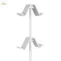 Game Controller Holder Stable Base Headset Hanger for Gaming Headset 2 Tier White. 