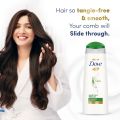 Dove Hair Fall Rescue Shampoo 1 L, For Damaged Hair, Hair Fall Control for Thicker Hair - Mild Daily Anti Hair Fall Shampoo for Men & Women jez. 
