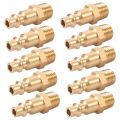 Air Coupler-10 Pcs * Connector-Copper. 