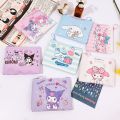 Sanrio Kuromi Kawaii Mini Portable Zipper Pouch Cartoon Anime PU My Melody Cute Wallet Bag Earphone Purses. 