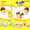 Pokemon Toys Set Action Figures Pikachu/Charizard/Mewtwo/Eevee Kids Transformation Toy Birthday Gift. 