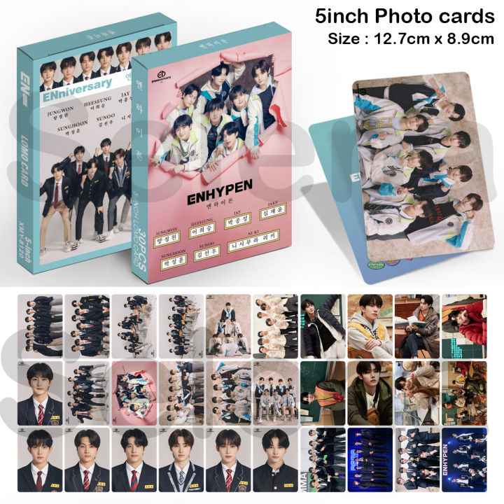 Photocards ENHYPEN - Collection N-DESIRE UNLEASH-LOMO - 55 Cartes - Cadeau Fans K-pop - Qualité Premium