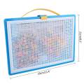 Creative Mushroom Nails Intelligence Learning Education Pegboard. 