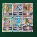【DIV MALL】English Pokemon Cards Charizard Pikachu Vmax MEGA Vstar Letters Gift Game Collection Card Toy Holo Rainbow. 