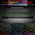 Mini RGB Bluetooth Wireless Gaming Keyboard– Backlit Portable Keyboard for Laptop, iOS, Android, Windows, iPad, Smart TV & More- Rank 2. 