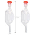 Transparent One-way Air Lock Brewing Fermentation Exhaust Valve Home Plastic Making Tool Equipment Airlock. 