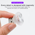Portable Car USB Ambient Light Mini LED Decorative Atmosphere Lamps For Auto Interior Environment Light Computer Light Plug Play. 