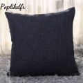 Square Pillow Case Modern Simple Solid Color Throw Pillow Cover Home Decorative Pillowcase (40 X 40cm). 