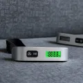 Luggage Scale Digital Electronic LCD Luggage Scale Pocket Weighing Scales Travel Hook Hanging Thermometer 50kg. 