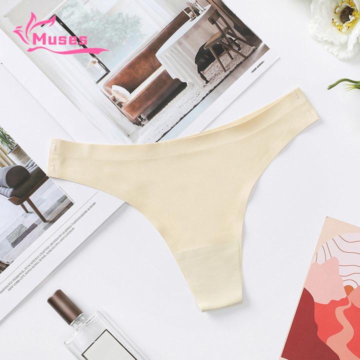 Muses%20Mall%20Women%20Thong%20Underwear%20Ice%20Silk%20Thong%20Panties%20Breathable%20Comfortable%20Low-rise%20Briefs%20for%20Women%20in%20Southeast%20Asia%20Women%20Ice%20Silk%20Panties%20-%20Image%2010