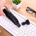 Black USB Keyboard Cleaner Mini USB Keyboard Cleaner Computer Dust Blower Duster Computer Kit Tool To Remove Dust Brush. 